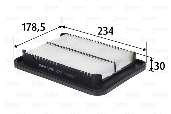 Filtro aria - 585227 VALEO